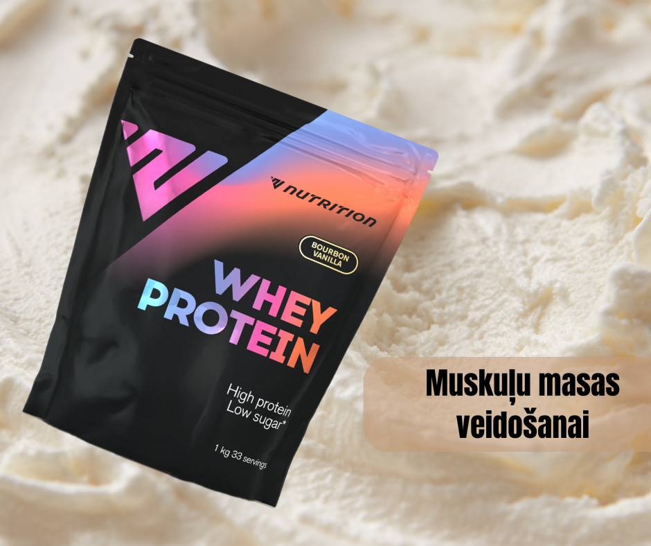 Sūkalu proteīna pulveris Bourbon Vanilla (1kg.)