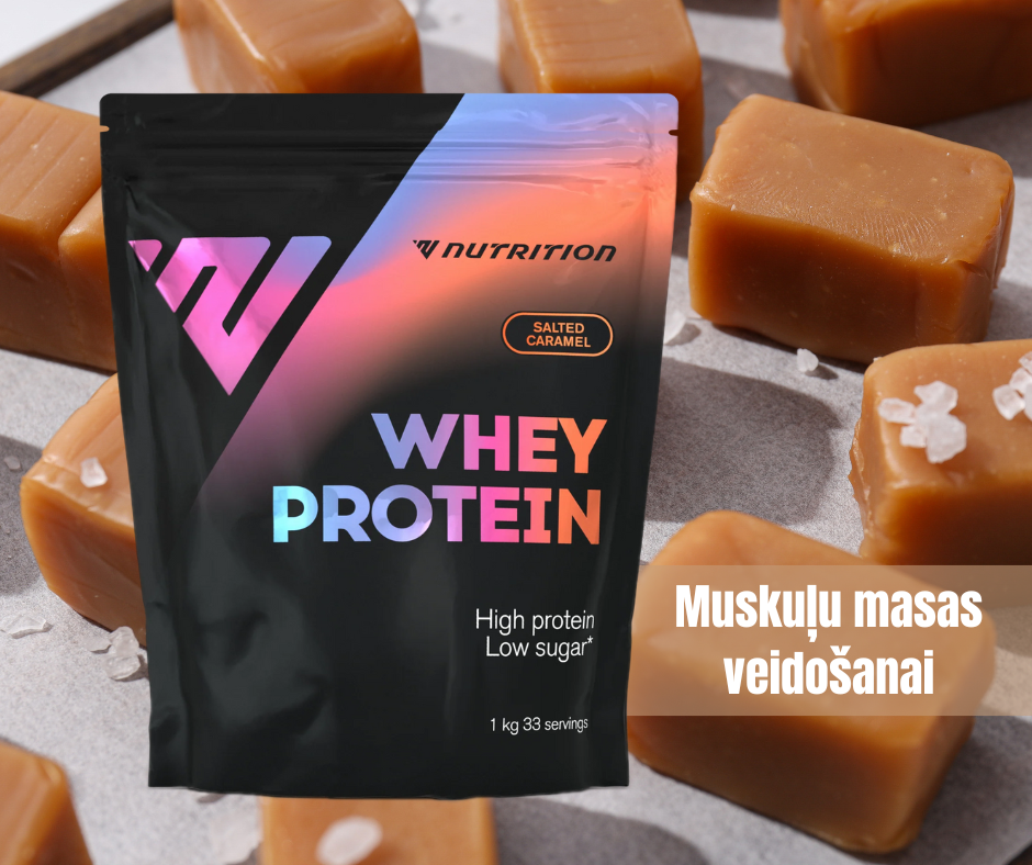 Sūkalu proteīna pulveris Salted Caramel (1kg.)