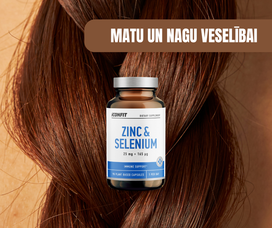 CINKS + SELĒNS ICONFIT 90 kapsulas