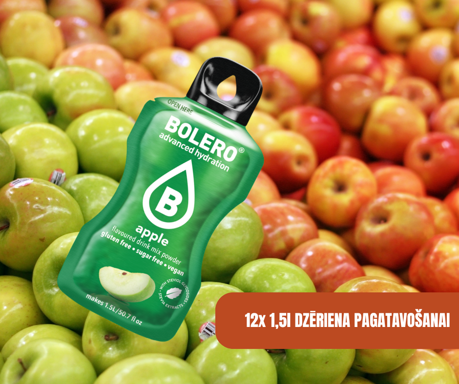 Maisījums dzērienu pagatavošanai BOLERO ābols (12x9gr)