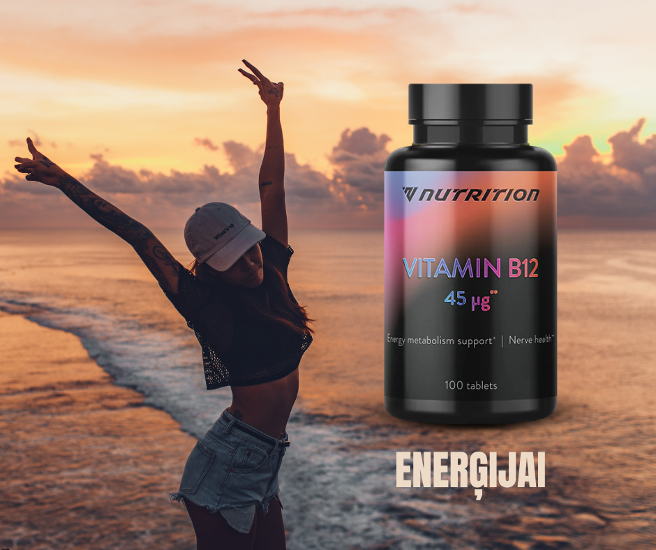 B12 VITAMĪNS 100 tabletes