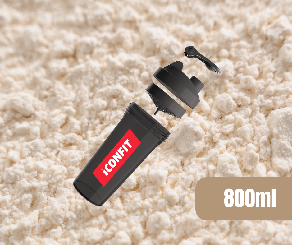 ŠEIKERIS LITE ICONFIT, MELNS 800ml