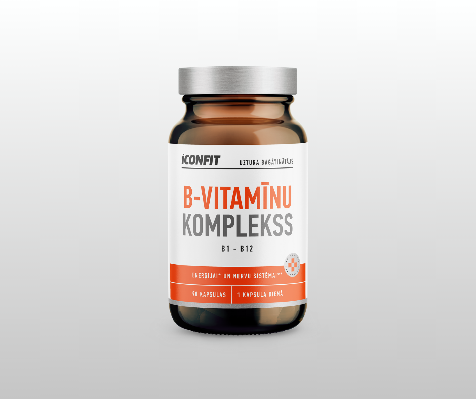 B-VITAMĪNU KOMPLEKSS ICONFIT 90 kapsulas