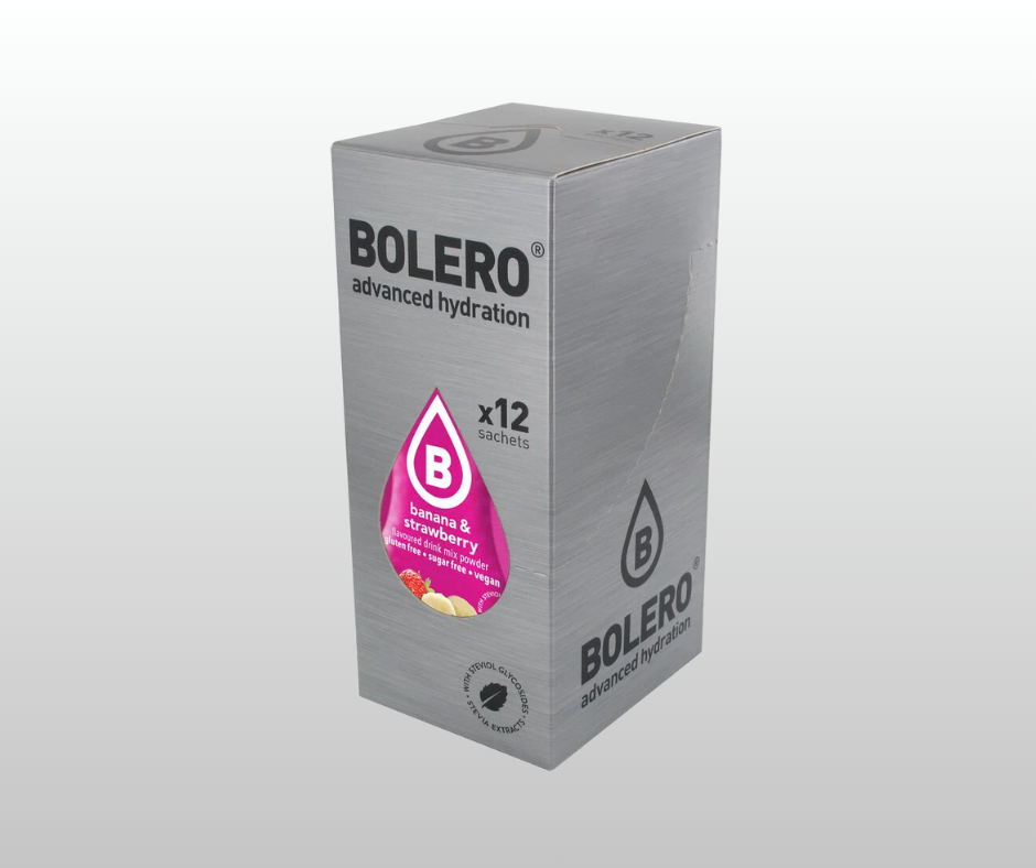 Maisījums dzērienu pagatavošanai BOLERO banāns - zemene (12x9gr)
