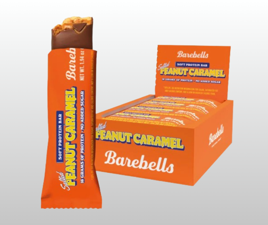 Proteīna batoniņi Peanut Caramel Soft BAREBELLS (12x55gr.)