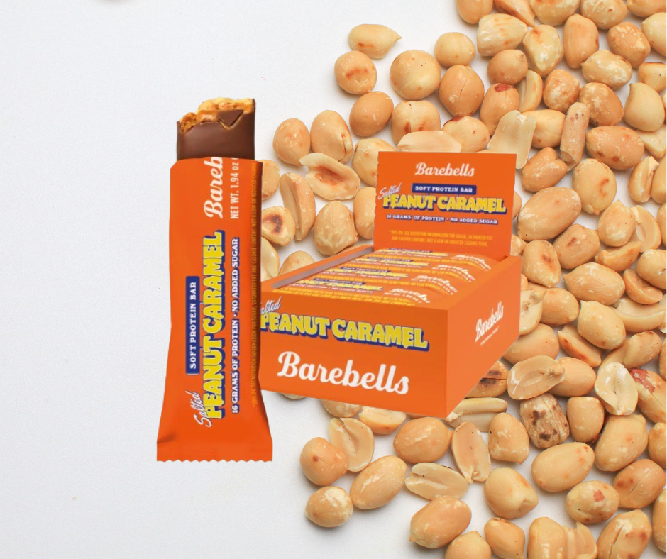 Proteīna batoniņi Peanut Caramel Soft BAREBELLS (12x55gr.)