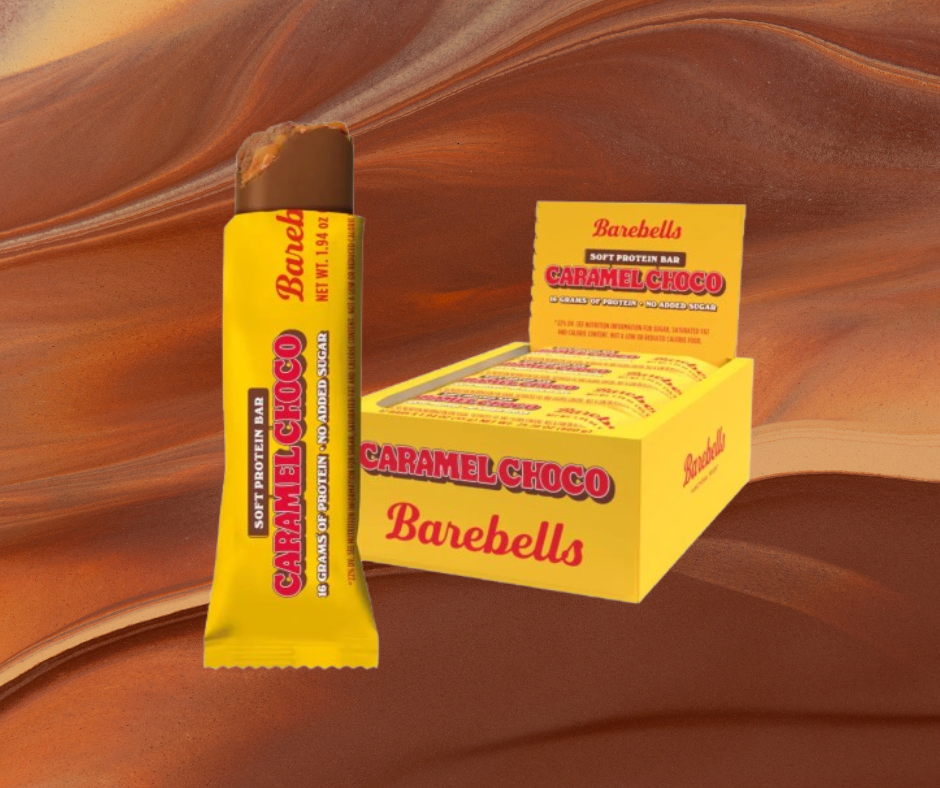 Proteīna batoniņi Caramel Choco Soft BAREBELLS (12x55gr.)