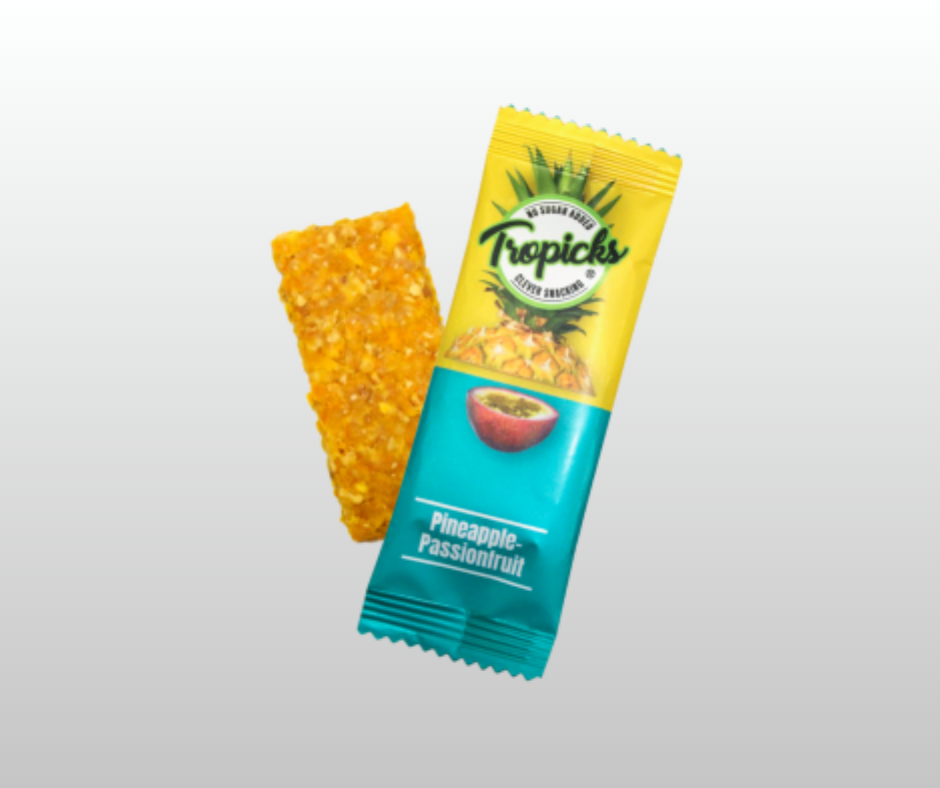 ŽĀVĒTA ANANASA-MARAKUJAS BATONIŅŠ TROPICKS 20GR