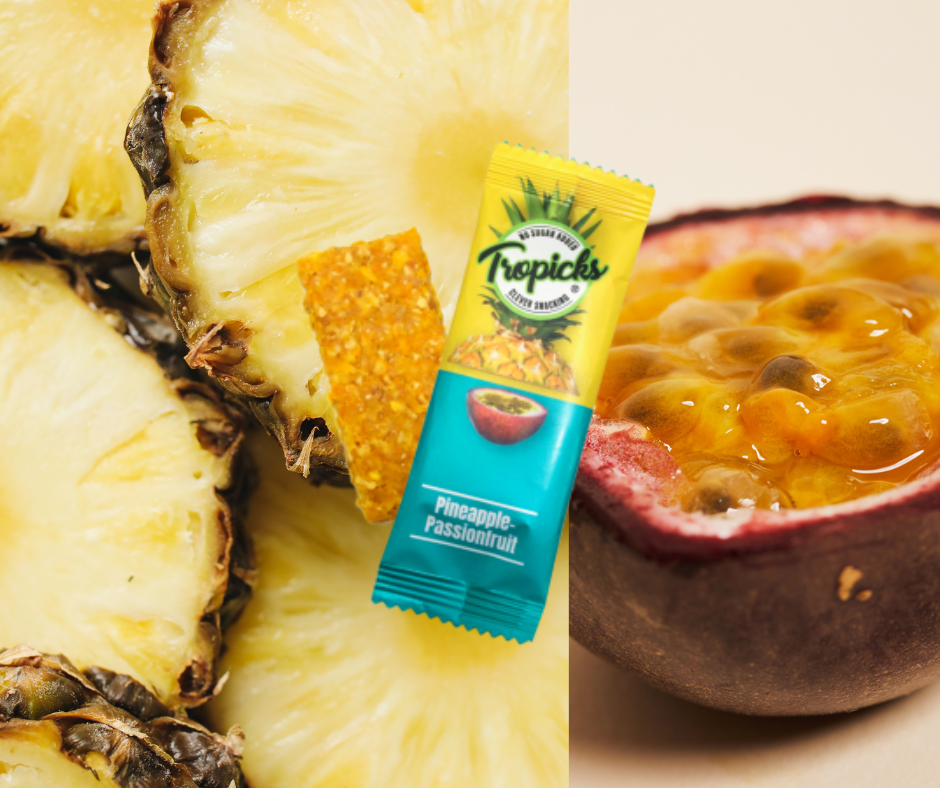 ŽĀVĒTA ANANASA-MARAKUJAS BATONIŅŠ TROPICKS 20GR