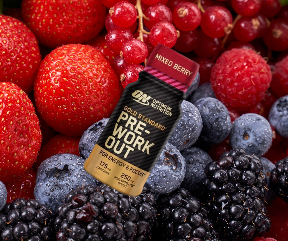PRE-WORKOUT SHOT Mixed Berries GOLD STANDART (60ml)