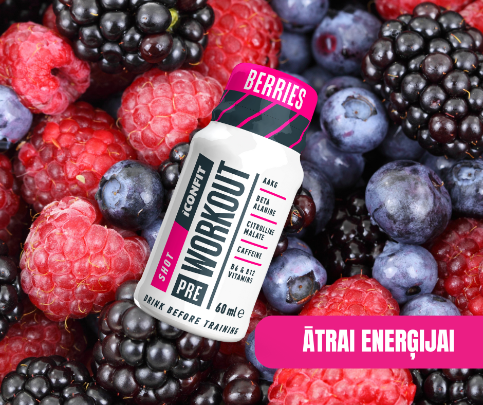 PRE WORKOUT ŠOTS ICONFIT, OGU 60ml
