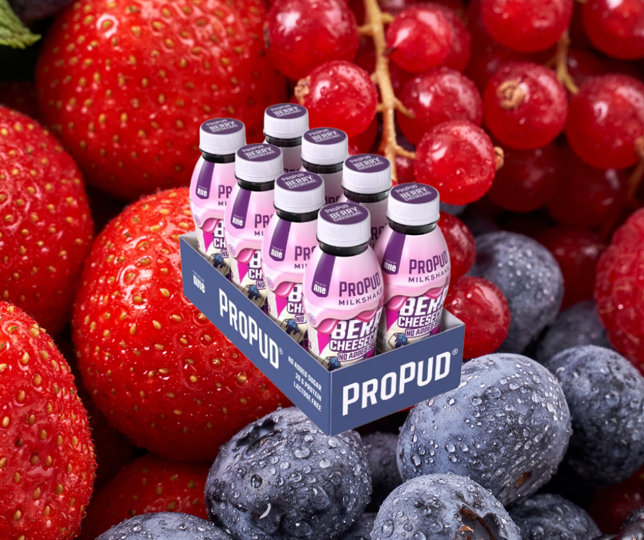 Proteīna piena kokteilis Berry Cheesecake ProPud (8x300ml.)