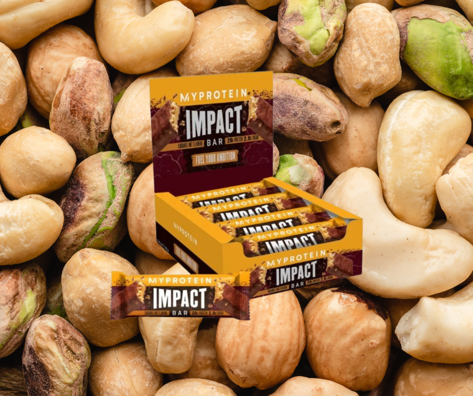 Protein bars Caramel Nut MyProtein (12x64g)