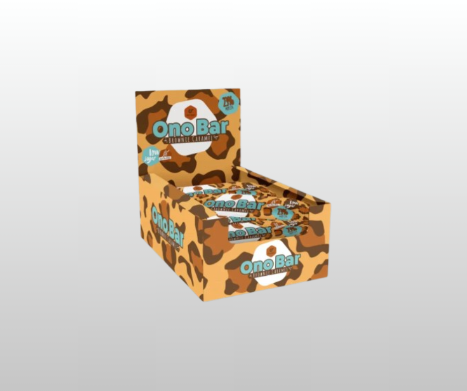 Proteīna batoniņi ONO BAR Brownie Caramel (12x40gr)