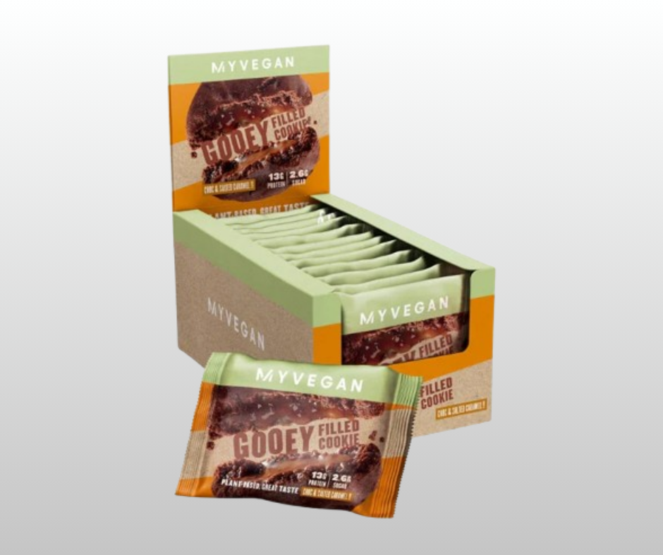 Vegan Protein Cookie Chocolate Salted Caramel Myprotein (12x75gr)