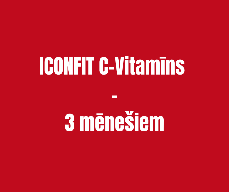 C-VITAMĪNS ICONFIT - IMUNITĀTES KOMPLEKTS 3 MĒNEŠIEM