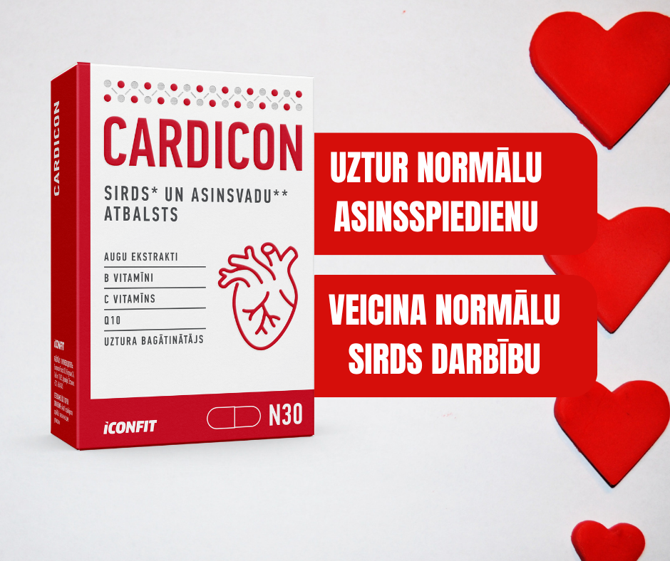 SIRDS UN ASINSVADU KOMPLEKSS ICONFIT 30 kapsulas