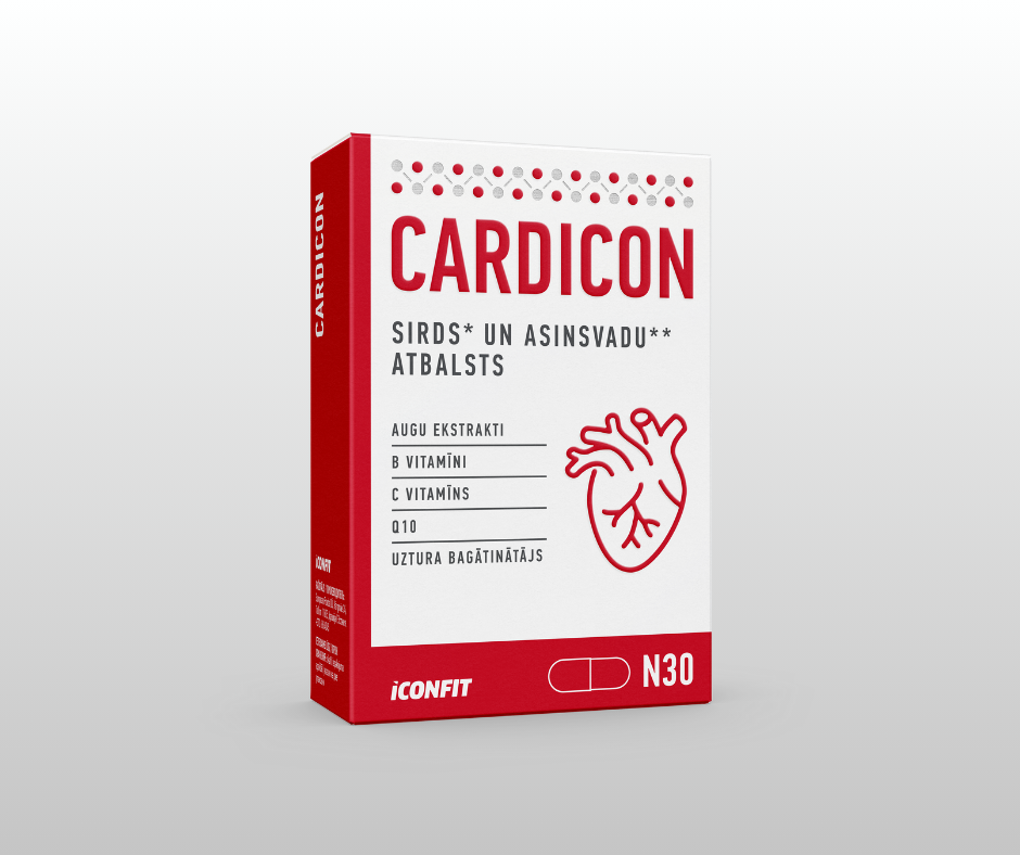 SIRDS UN ASINSVADU KOMPLEKSS ICONFIT 30 kapsulas