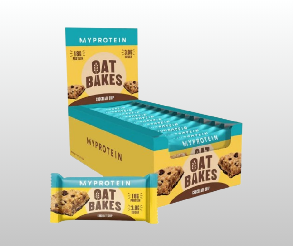 Proteīna batoniņi Oat Bakes Chocolate Chips MyProtein (12x75gr)