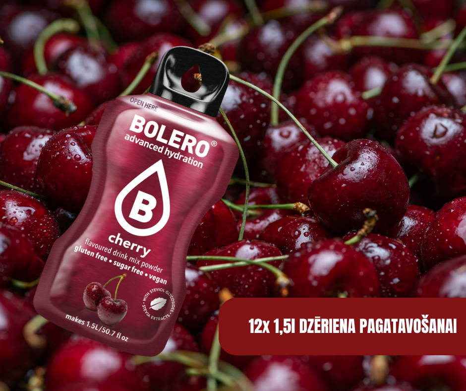 Maisījums dzērienu pagatavošanai BOLERO ķirši (12x9gr)