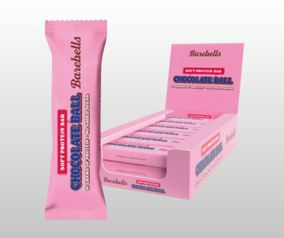 Proteīna batoniņi Chocolate Ball Soft BAREBELLS (12x55gr.)
