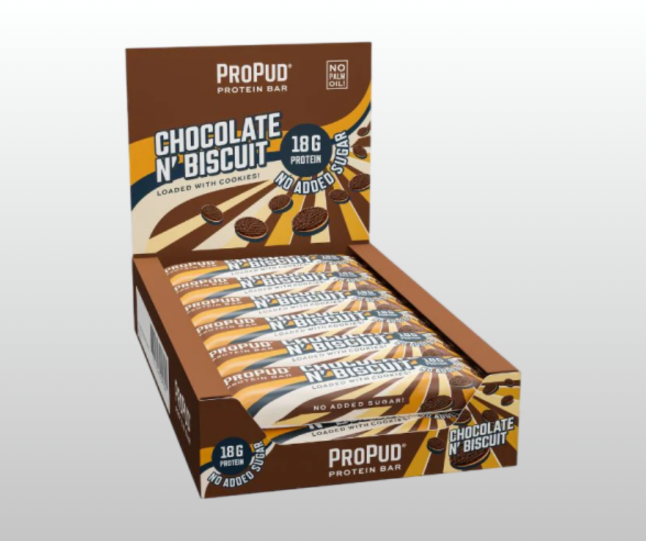 Proteīna batoniņi Chocolate &amp; Biscuit ProPud (12х55гр.)