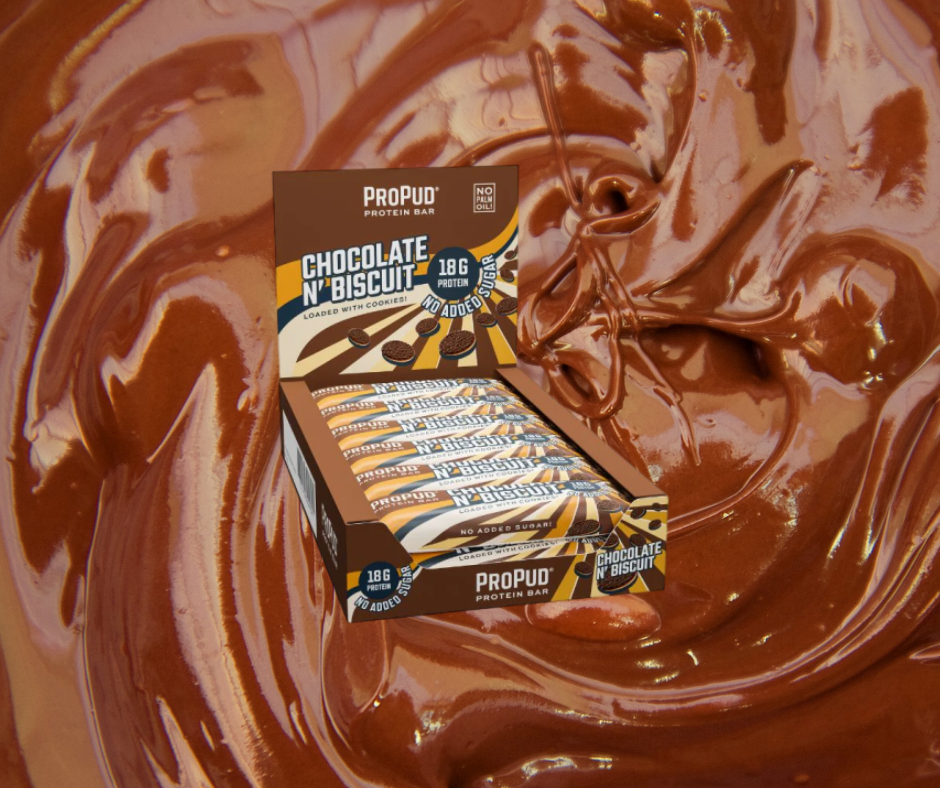 Proteīna batoniņi Chocolate &amp; Biscuit ProPud (12х55гр.)