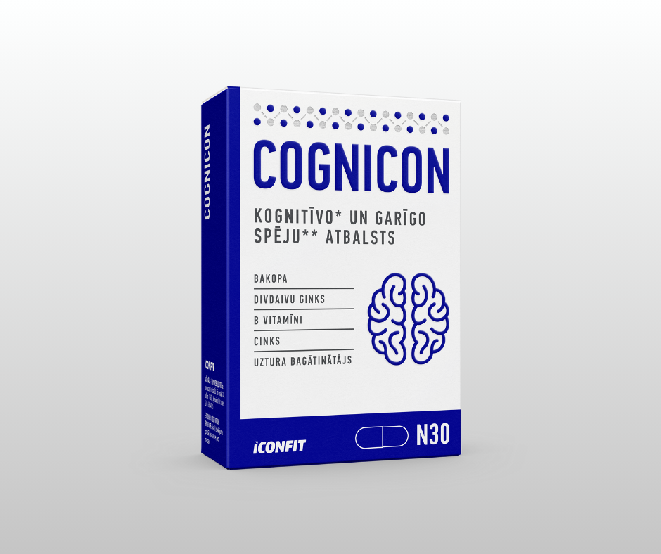 GARĪGO SPĒJU ATBALSTA KOMPLEKSS ICONFIT 30 kapsulas