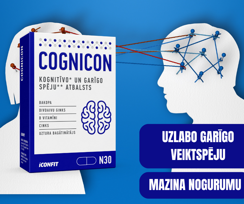 GARĪGO SPĒJU ATBALSTA KOMPLEKSS ICONFIT 30 kapsulas