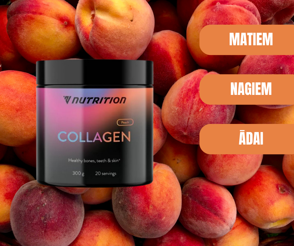 KOLAGĒNA PULVERIS Peach (300gr.)
