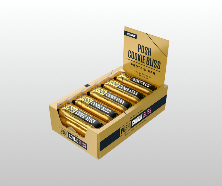 PROTEĪNA BATONIŅŠ POSH BAR ICONFIT CEPUMU 15x55gr.