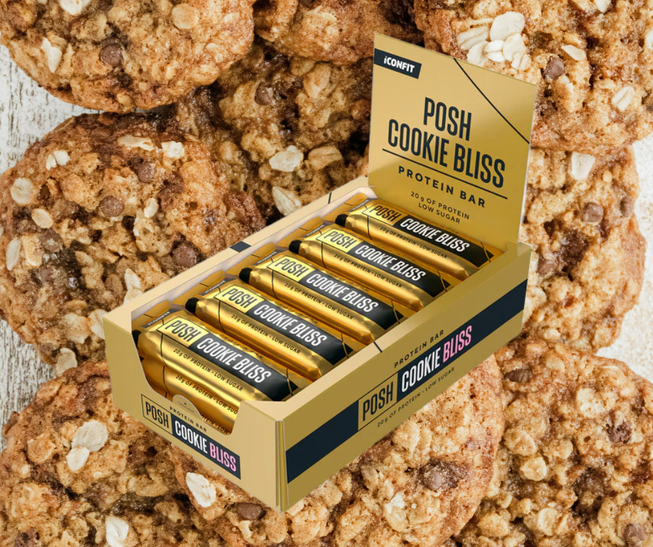 PROTEĪNA BATONIŅŠ POSH BAR ICONFIT CEPUMU 15x55gr.