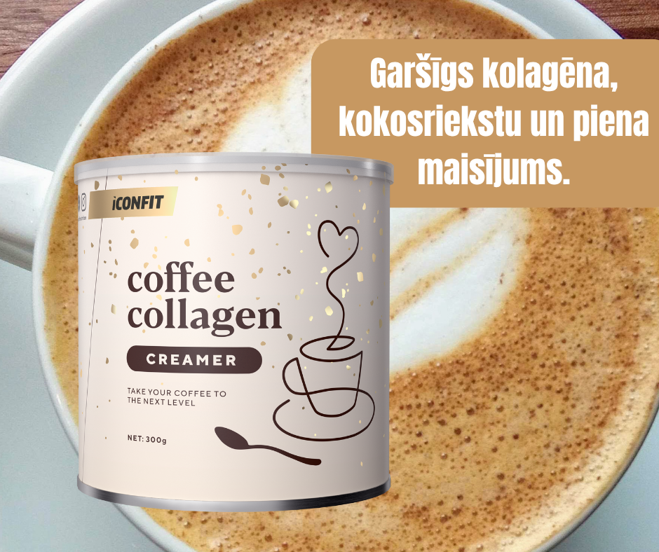 KOLAGĒNA KAFIJAS KRĒMS ICONFIT, VANIĻAS 300gr