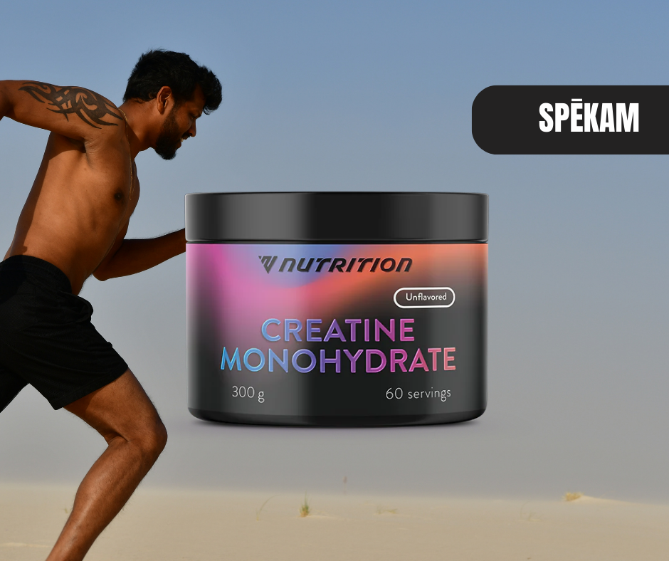 KREATĪNA MONOHIDRĀTS (300gr.)