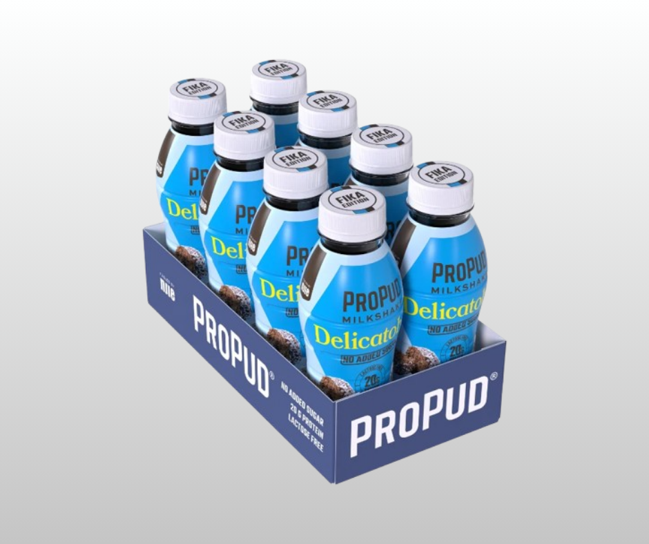 Proteīna piena kokteilis Delicatoboll ProPud (8x300ml.)