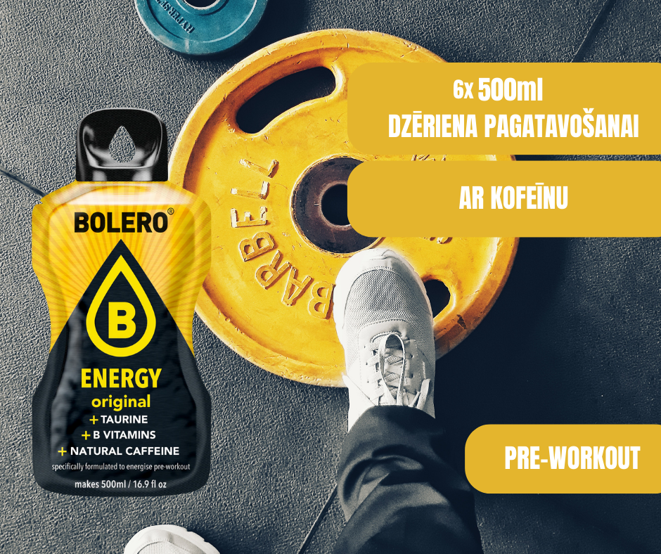 Maisījums dzērienu pagatavošanai BOLERO ENERGY (6x14gr)