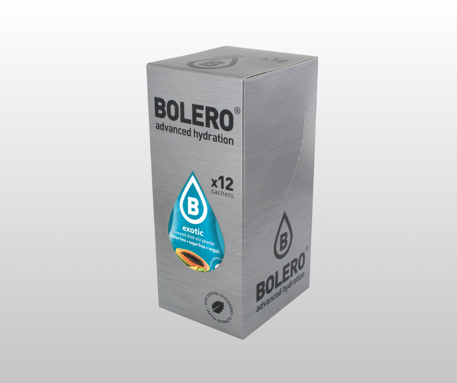 Maisījums dzērienu pagatavošanai BOLERO eksotika (12x9gr)