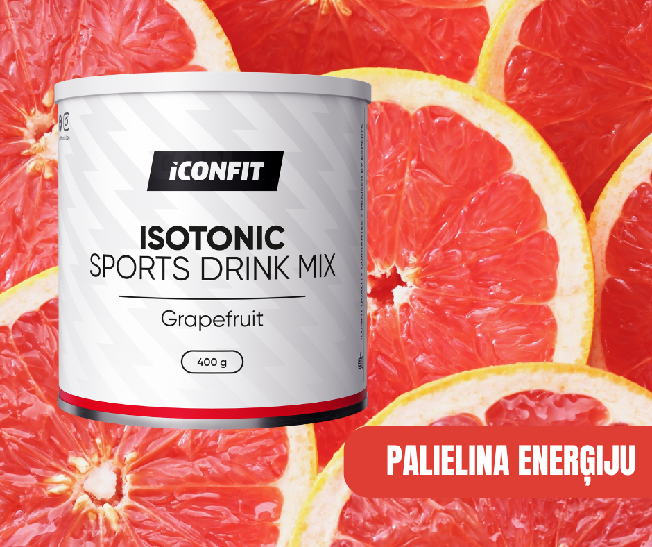 IZOTONISKAIS DZĒRIENS ICONFIT, GREIPFRŪTS 400gr