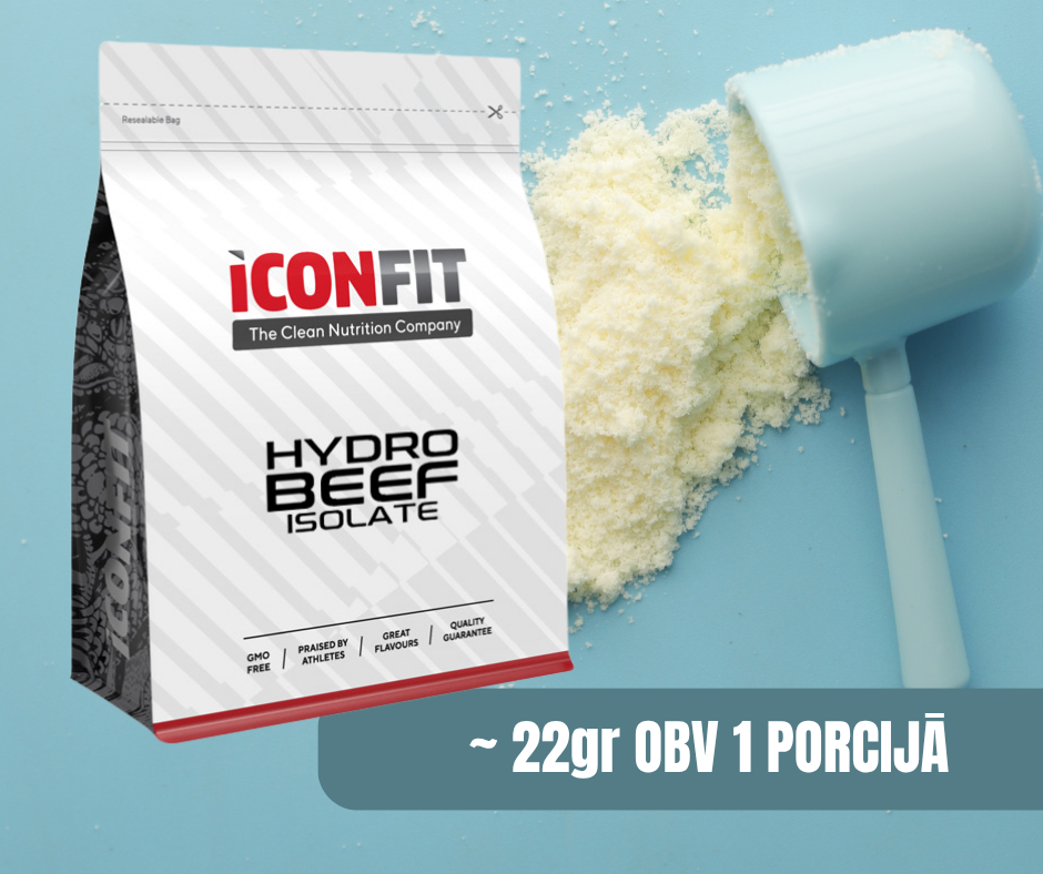 LIELLOPU PROTEĪNA PULVERIS ICONFIT, BEZ GARŠAS 1kg