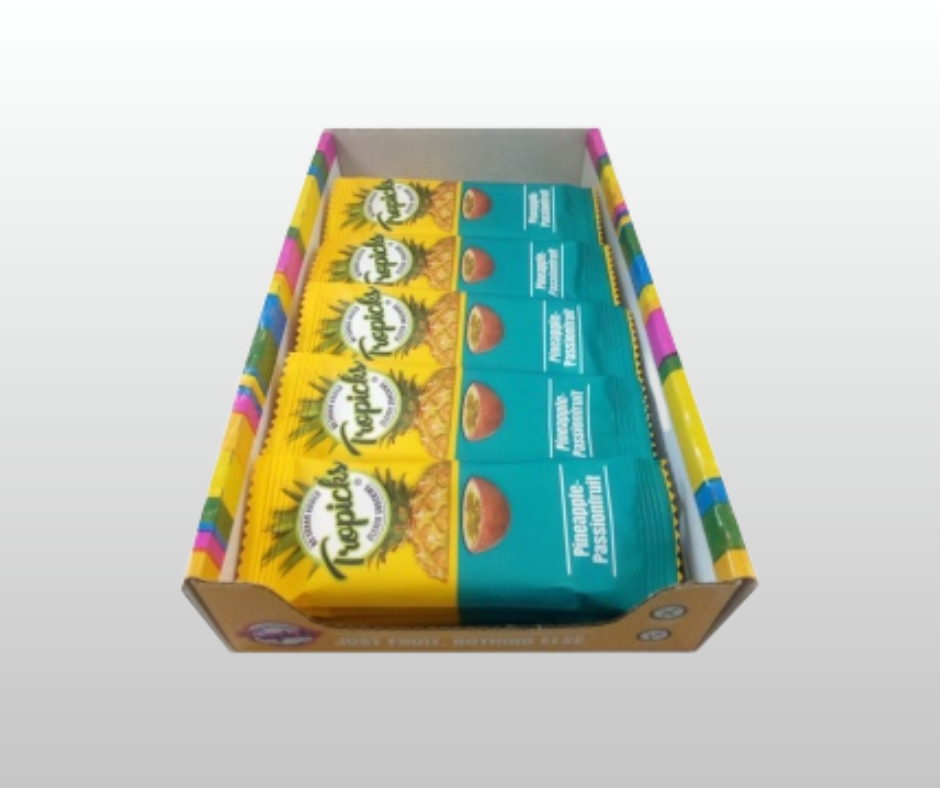 ŽĀVĒTA ANANASA-MARAKUJAS BATONIŅŠ TROPICKS 20x20GR