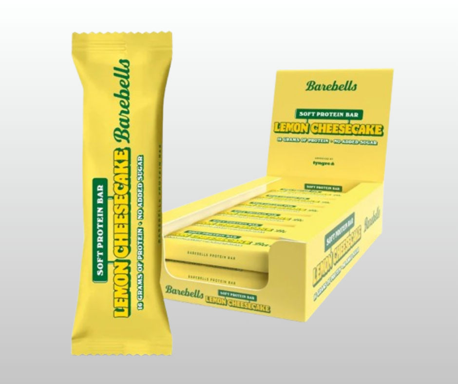Proteīna batoniņi Lemon Cheesecake Soft BAREBELLS (12x55gr.)
