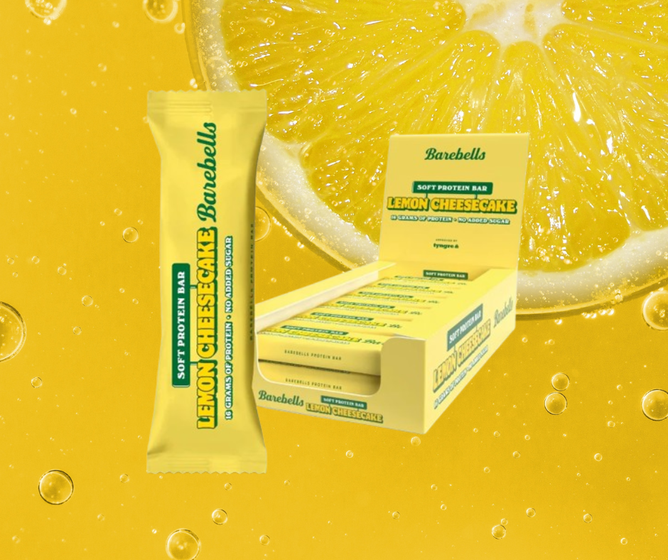 Proteīna batoniņi Lemon Cheesecake Soft BAREBELLS (12x55gr.)
