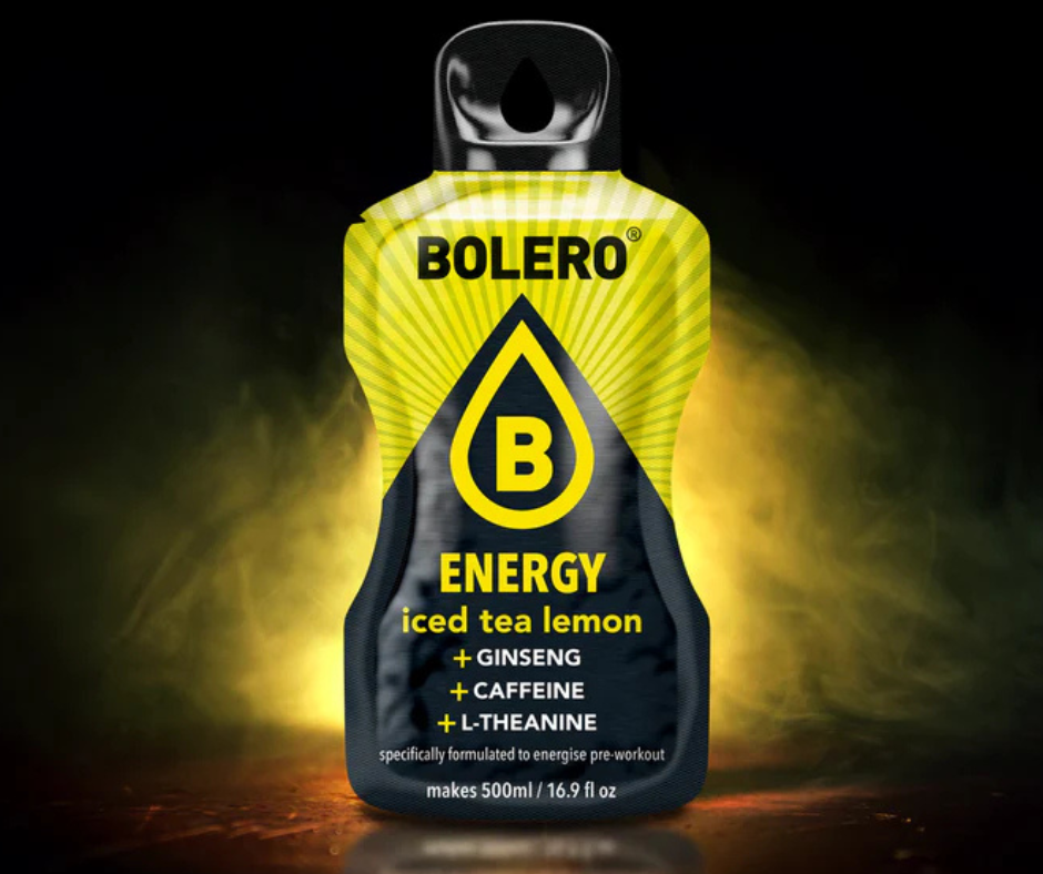 Maisījums dzērienu pagatavošanai BOLERO ENERGY citronu ledus tēja (6x14gr)