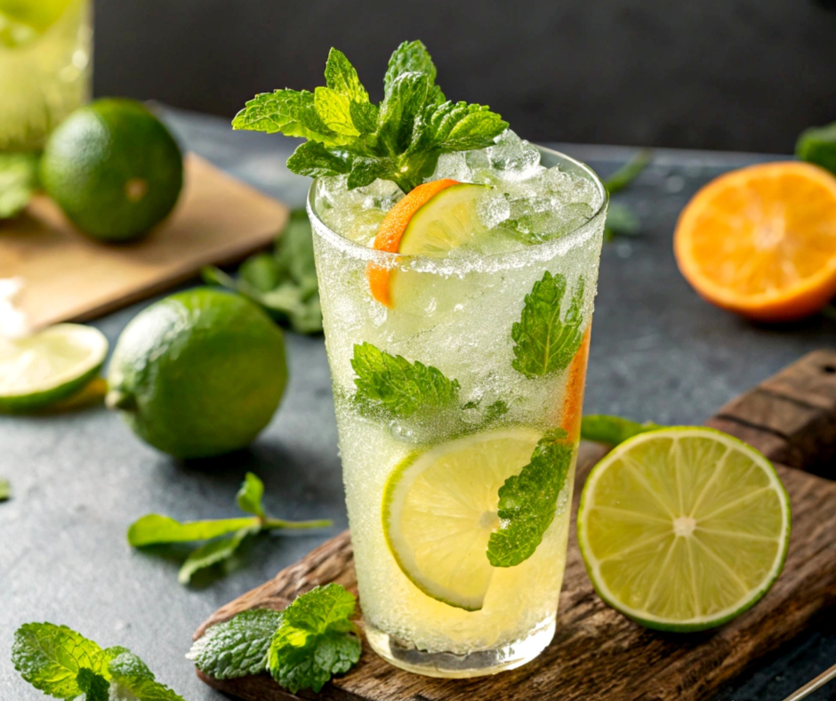 Maisījums dzērienu pagatavošanai BOLERO citronu zaļā ledus tēja (12x8gr)