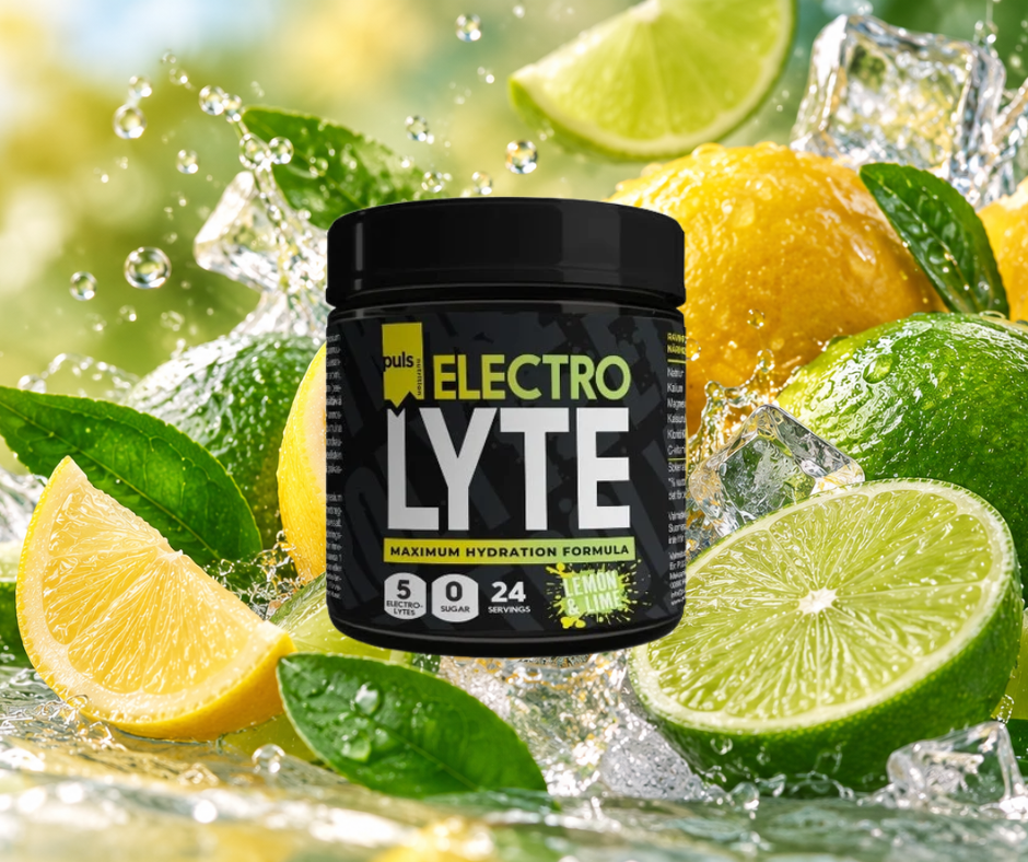 ELEKTROLĪTU PULVERIS PULS, CITRONS & LAIMS 120gr.