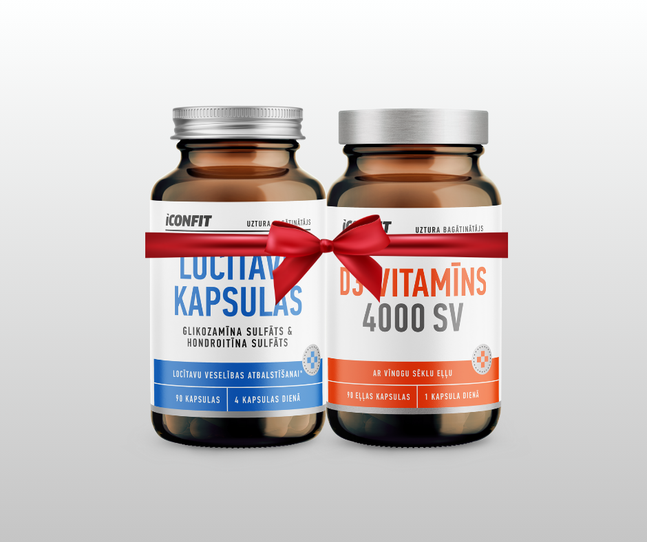 LOCĪTAVĀM - LOCĪTAVU KAPSULAS + D3 VITAMĪNS 4000SV ICONFIT