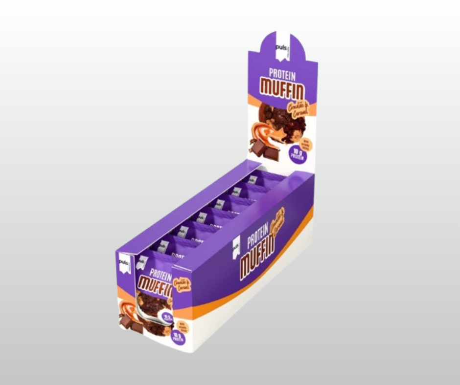 Proteīna mafins Caramel & Chocolate PULS (7x75gr.)