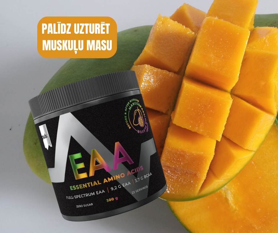 AMINOSKĀBES EAA Mango Passiofruit PULS (300gr)