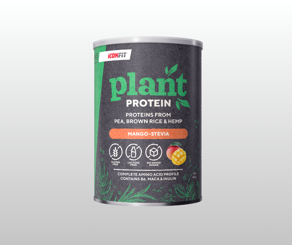 AUGU PROTEĪNA PULVERIS ICONFIT MANGO-STĒVIJA 480gr.
