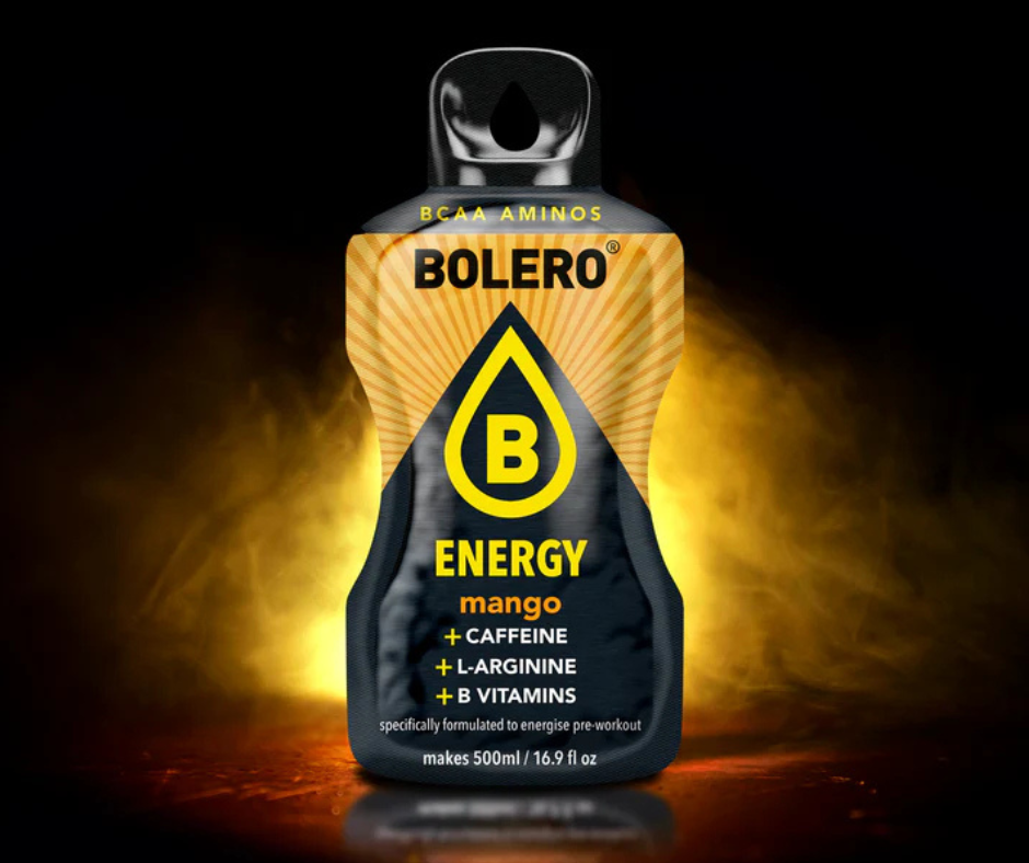 Maisījums dzērienu pagatavošanai BOLERO ENERGY mango (6x14gr)